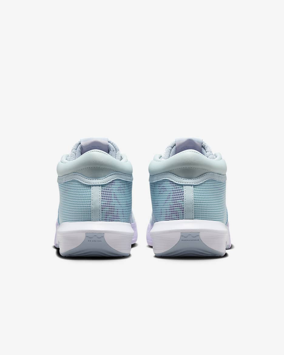 LeBron Witness 8 Basketball Shoes - Glacier Blue/Light Armoury Blue/Lilac Bloom/White