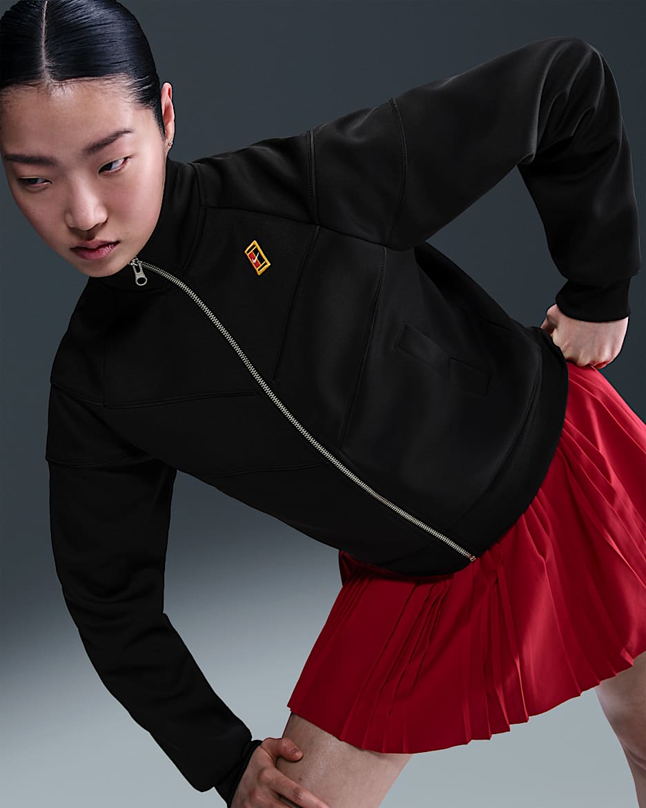 NikeCourt Heritage Windrunner Women's Tennis Jacket - Black
