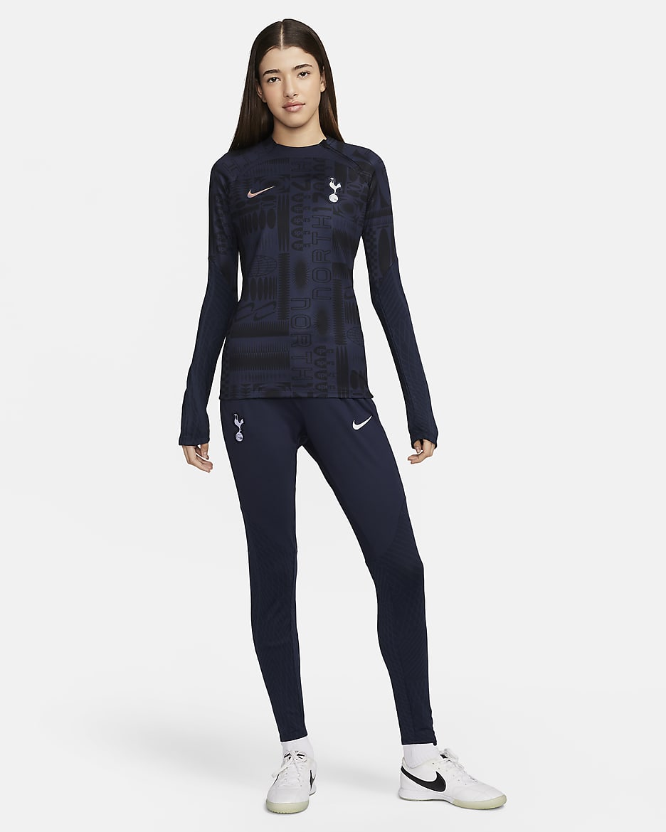 Tottenham Hotspur Strike Women's Nike Dri-FIT Football Drill Top - Marine/Marine