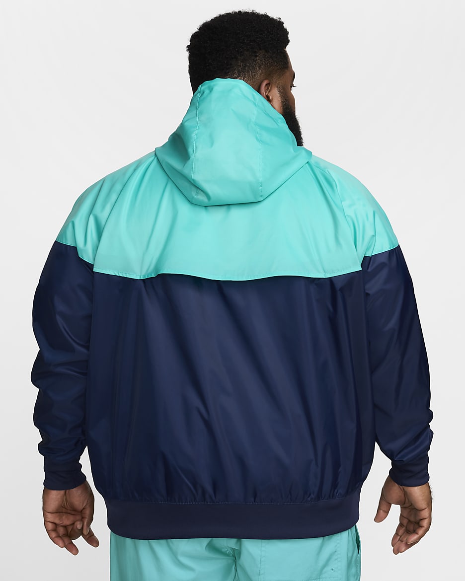 Nike Sportswear Windrunner Men's Hooded Jacket - Midnight Navy/Dusty Cactus/Sail