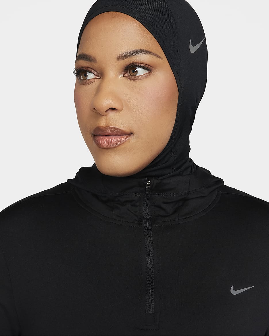 Γυναικείο τζάκετ με κουκούλα για τρέξιμο Nike Dri-FIT Swift UV - Μαύρο