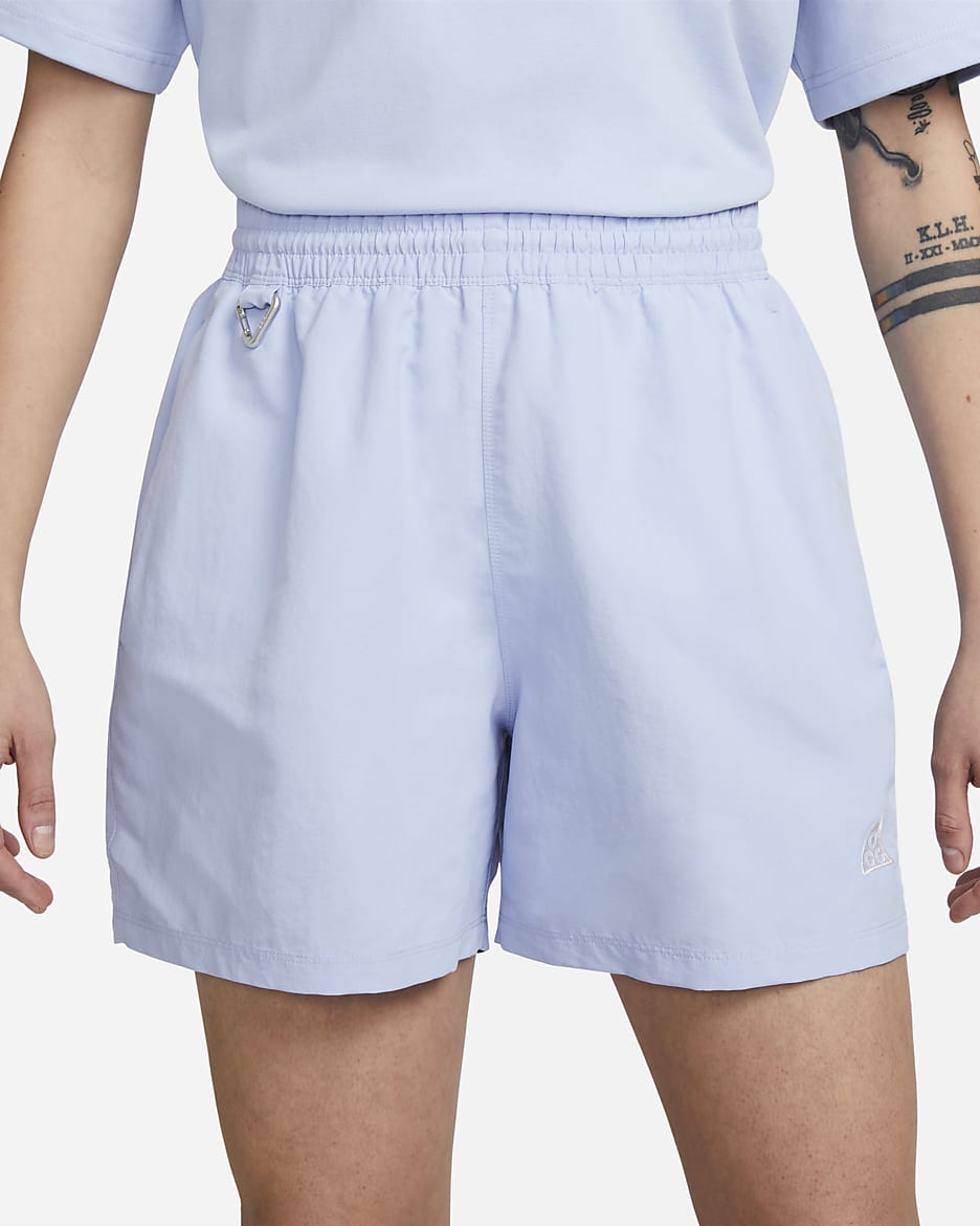 Shorts de 13 cm para mujer Nike ACG - Cobalto felicidad/Blanco cumbre