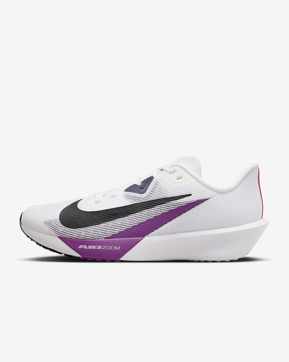 Nike Zoom Rival Fly 4 Men's Road Racing Shoes - White/Viotech/Dark Raisin/Black