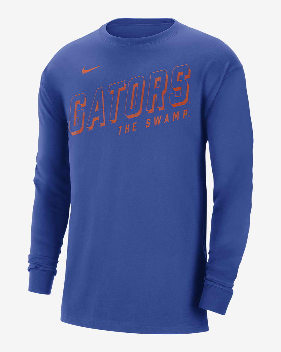 Playera Max90 de manga larga Nike College para hombre Florida - Royal juego