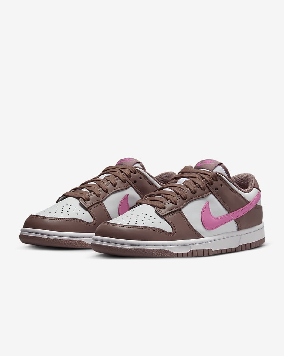 Nike Dunk Low Women's Shoes - Smokey Mauve/White/Playful Pink