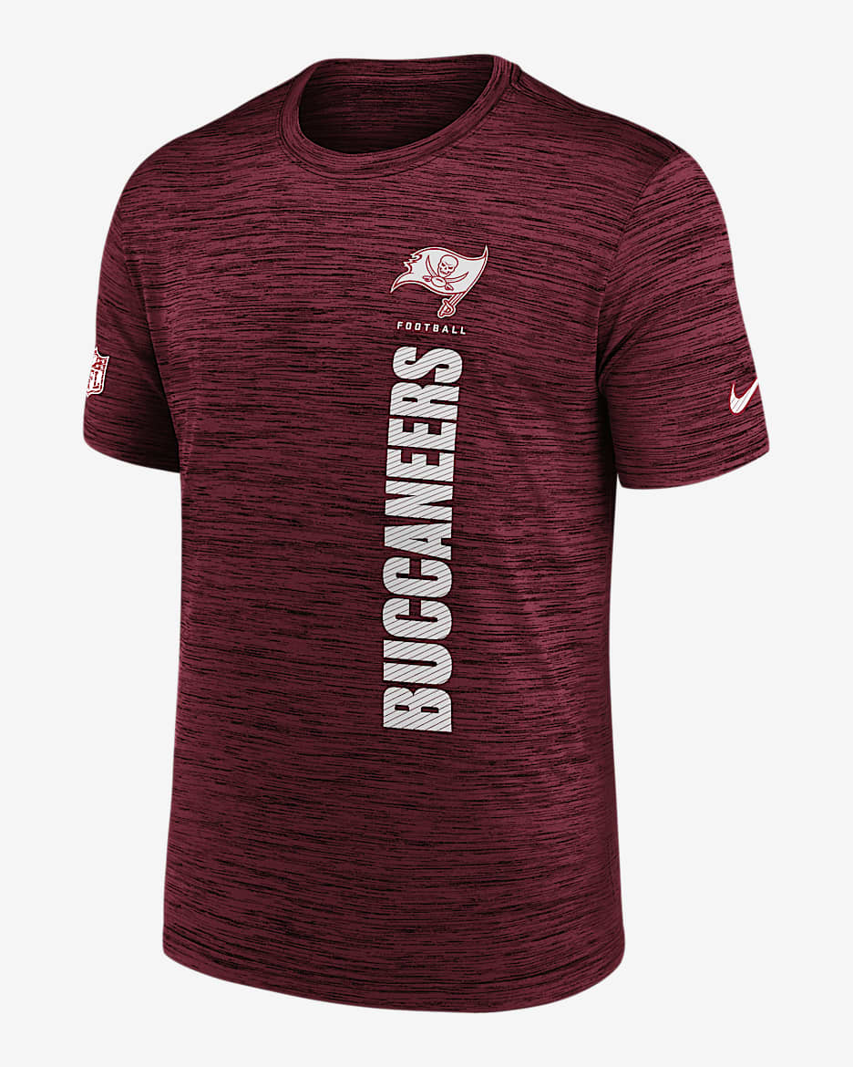 Tampa Bay Buccaneers Sideline Velocity Men's Nike Dri-FIT NFL T-Shirt - Gym Red