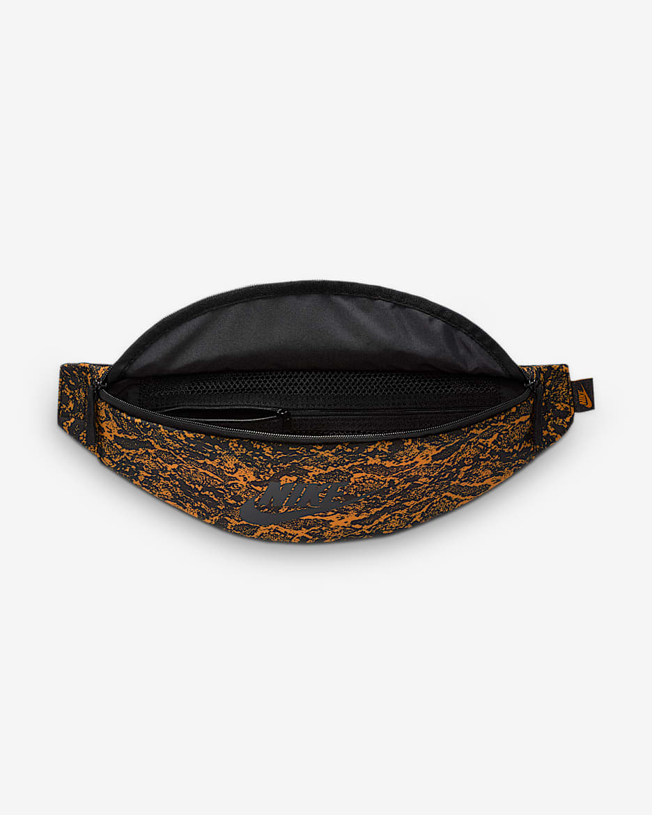 Nike Heritage Bolsa tipo bandolera (3 l) - Monarch/Negro/Negro