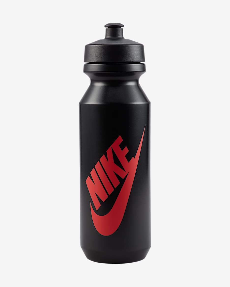 Nike 32oz Big Mouth Graphic Water Bottle - Black/Red