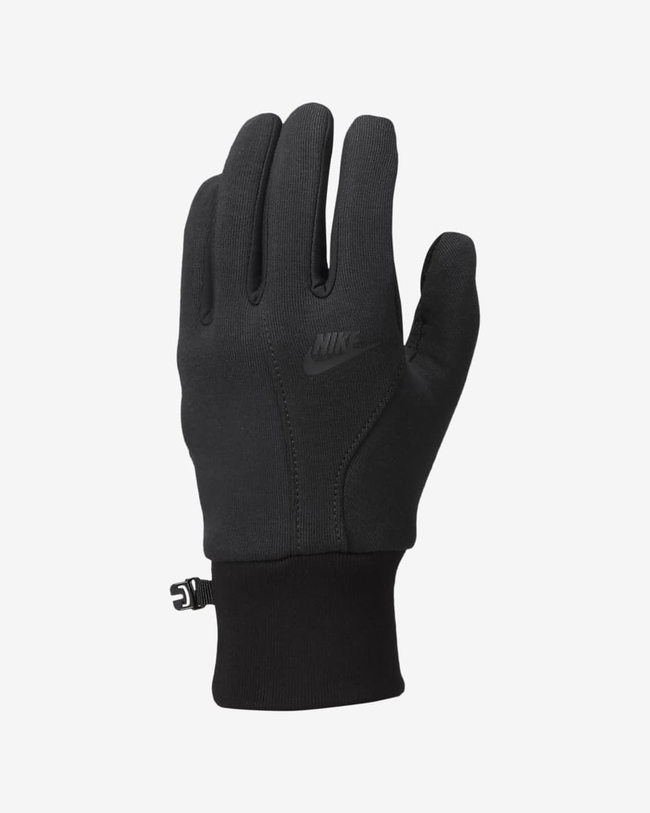 Gants Nike Therma-FIT Tech Fleece pour homme - Noir/Noir/Noir