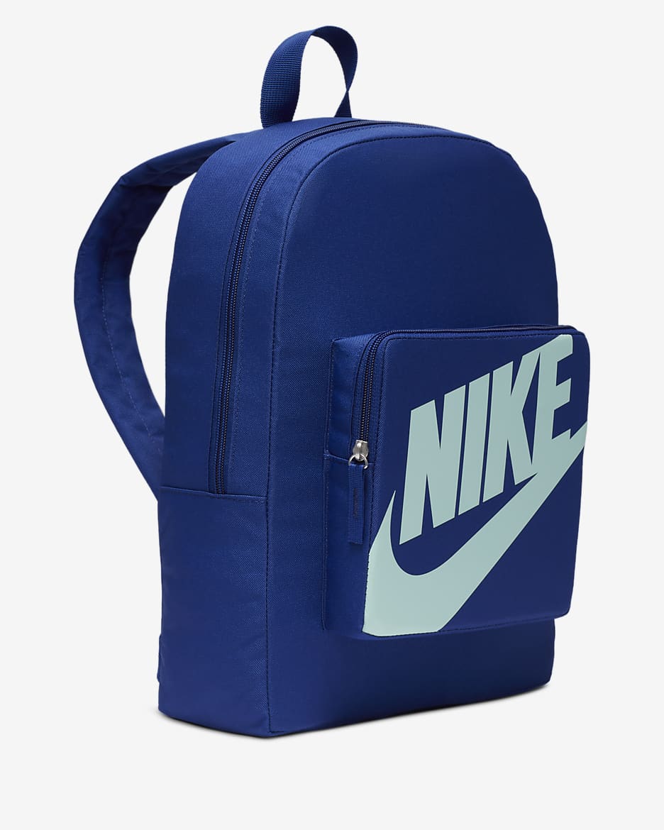 Nike Classic Kids' Backpack (16L) - Deep Royal Blue/Deep Royal Blue/Jade Ice