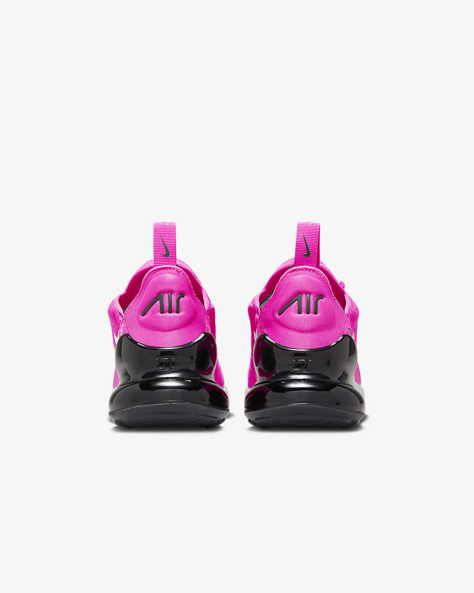 Nike Air Max 270 Big Kids' Shoes - Laser Fuchsia/Black/White/Summit White