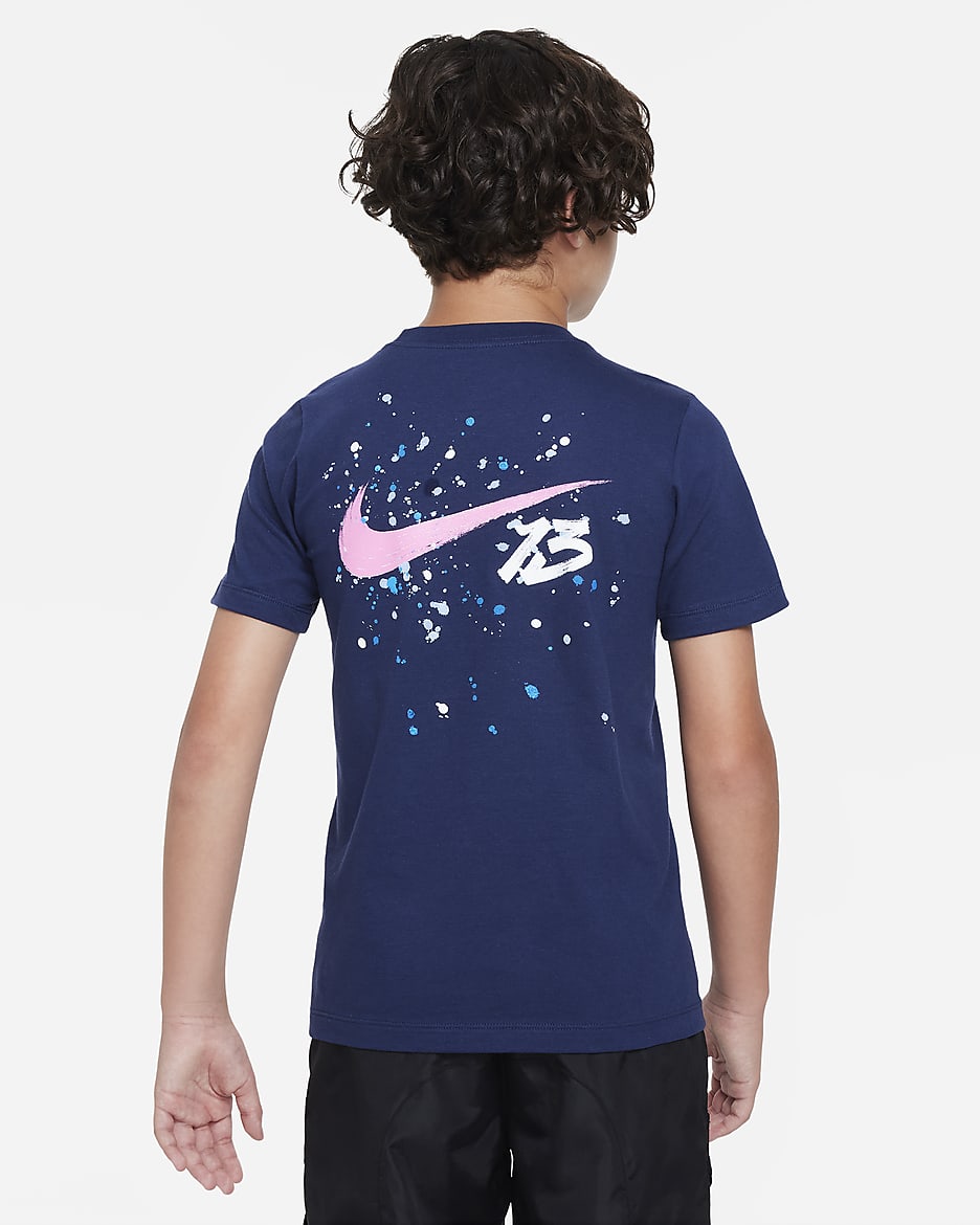 Playera de fútbol Nike para niño talla grande Alex Morgan - Azul marino universitario