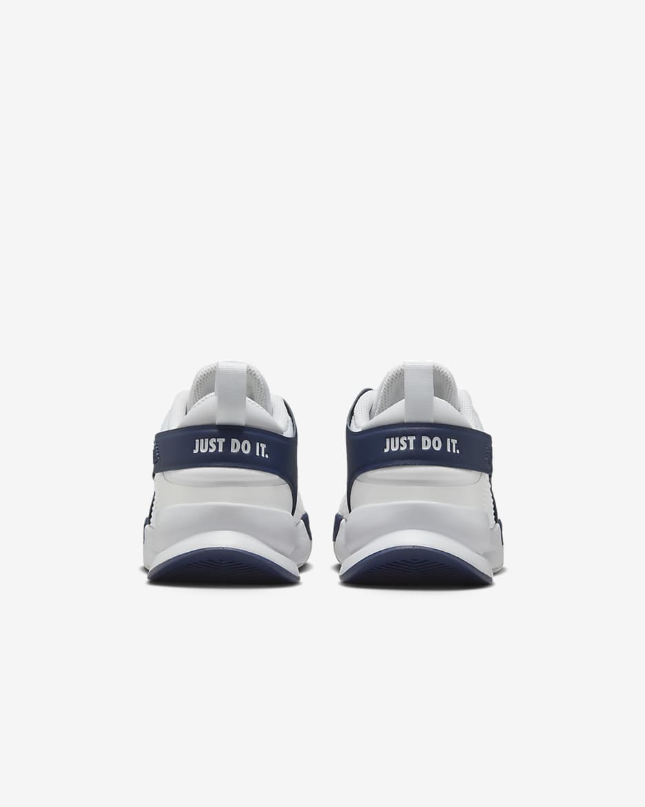 Chaussure Nike Crosscourt pour enfant/ado - Blanc/Midnight Navy/Light Silver