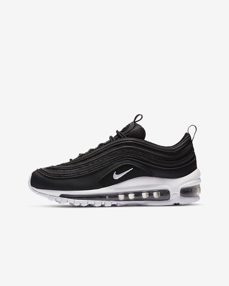 Nike Air Max 97 Older Kids' Shoes - Black/White