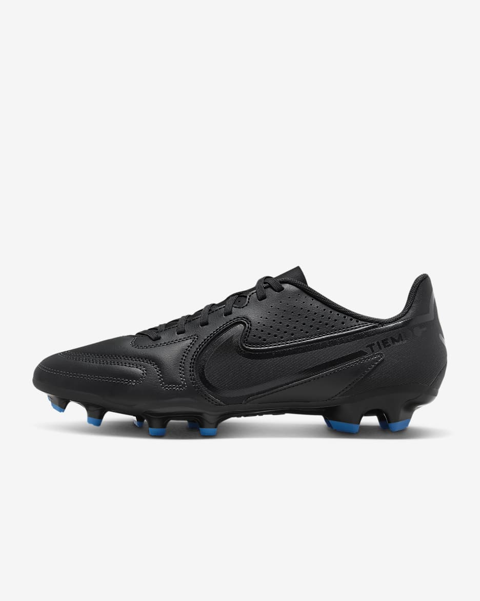 Nike Tiempo Legend 9 Club MG Multi-Ground Football Boots - Black/Summit White/Light Photo Blue/Black