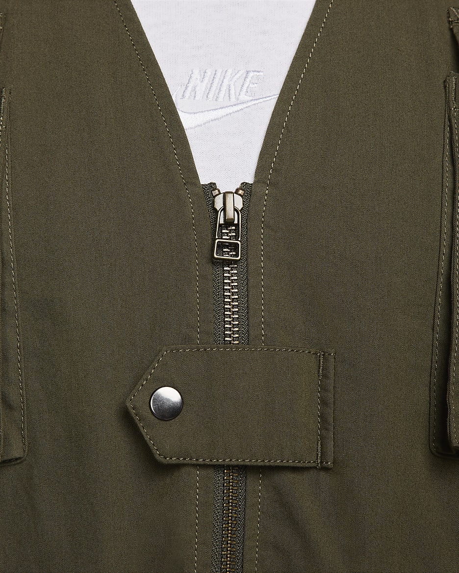 Nike Life Men's Utility Gilet - Cargo Khaki/Cargo Khaki