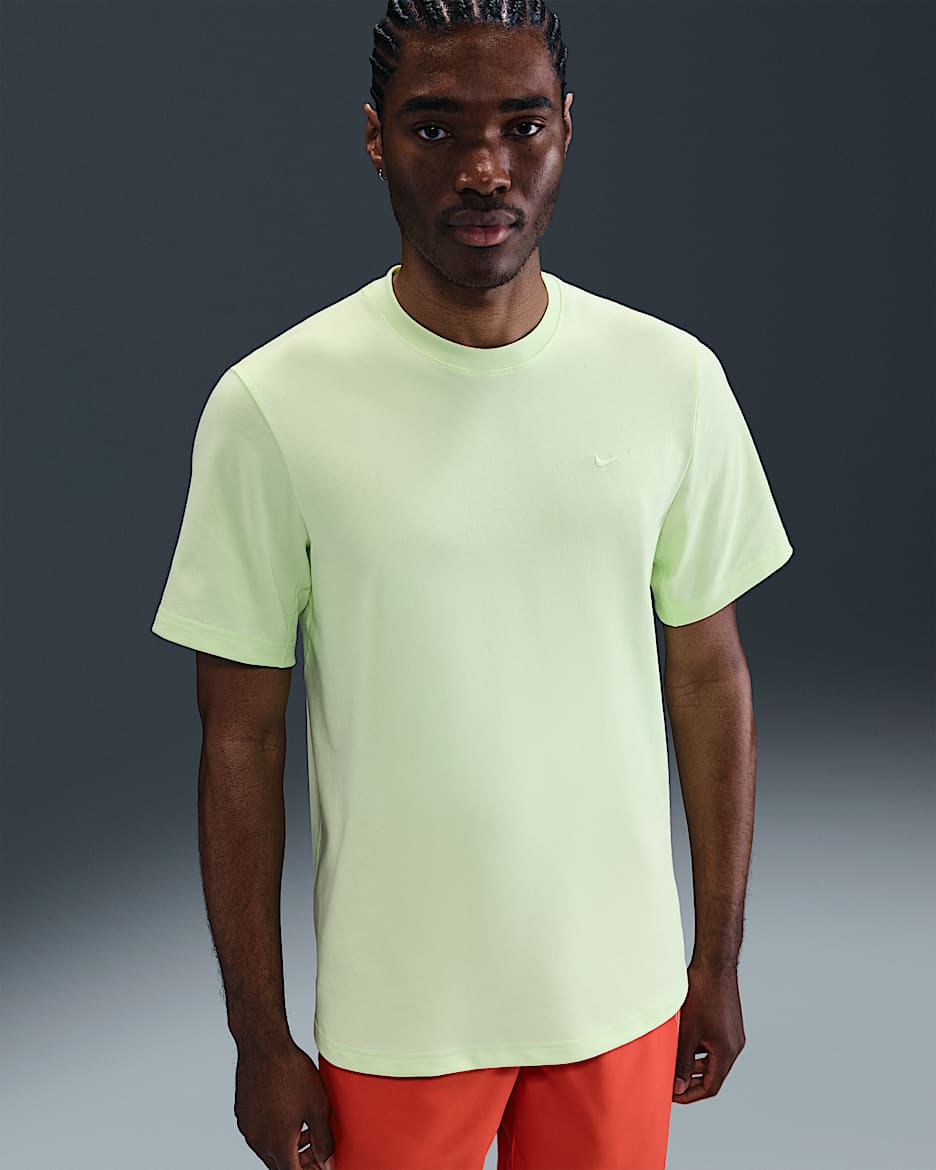 Nike Primary Dri-FIT multifunctionele herentop met korte mouwen - Light Liquid Lime/Light Liquid Lime