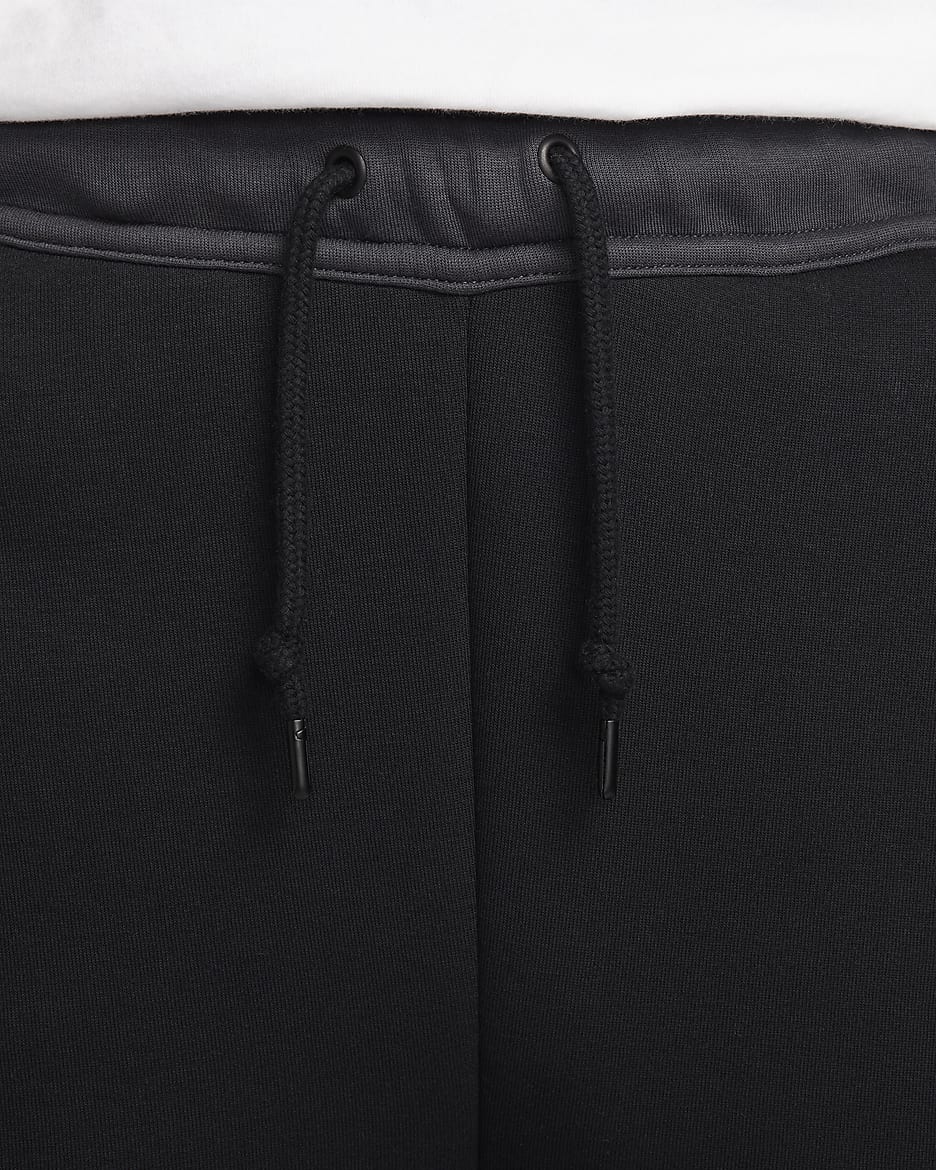 Nike Sportswear Tech Fleece Joggers - Home - Negre/Dark Smoke Grey/Carmesí clar