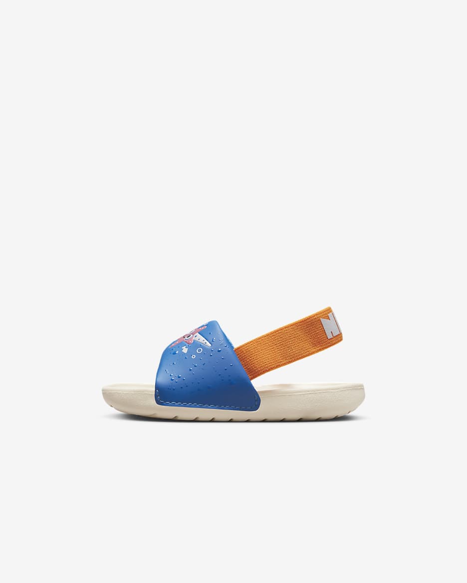 Nike Kawa SE Baby/Toddler Slides - Light Photo Blue/Coconut Milk/University Blue/White