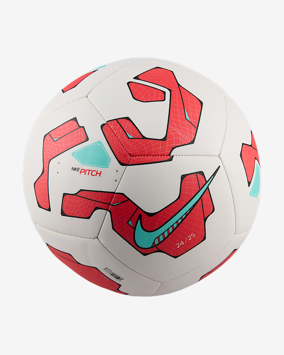 Nike Pitch fotball - Hvit/Ember Glow/Aurora Green