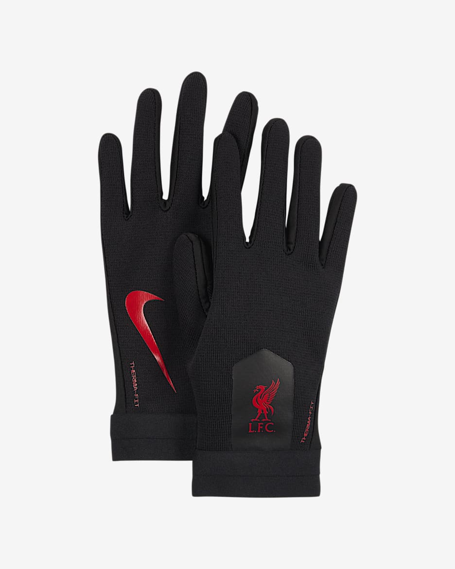 FC Liverpool Academy Nike Therma-FIT Fußballhandschuhe - Schwarz/Gym Red