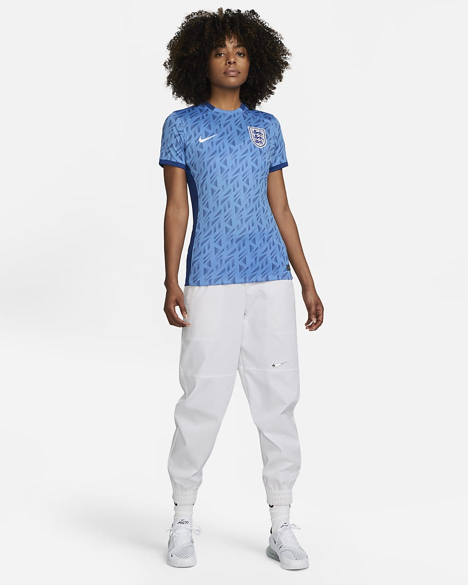 England 2023 Stadium Away Women's Nike Dri-FIT Football Shirt - Coast/Gym Blue/White