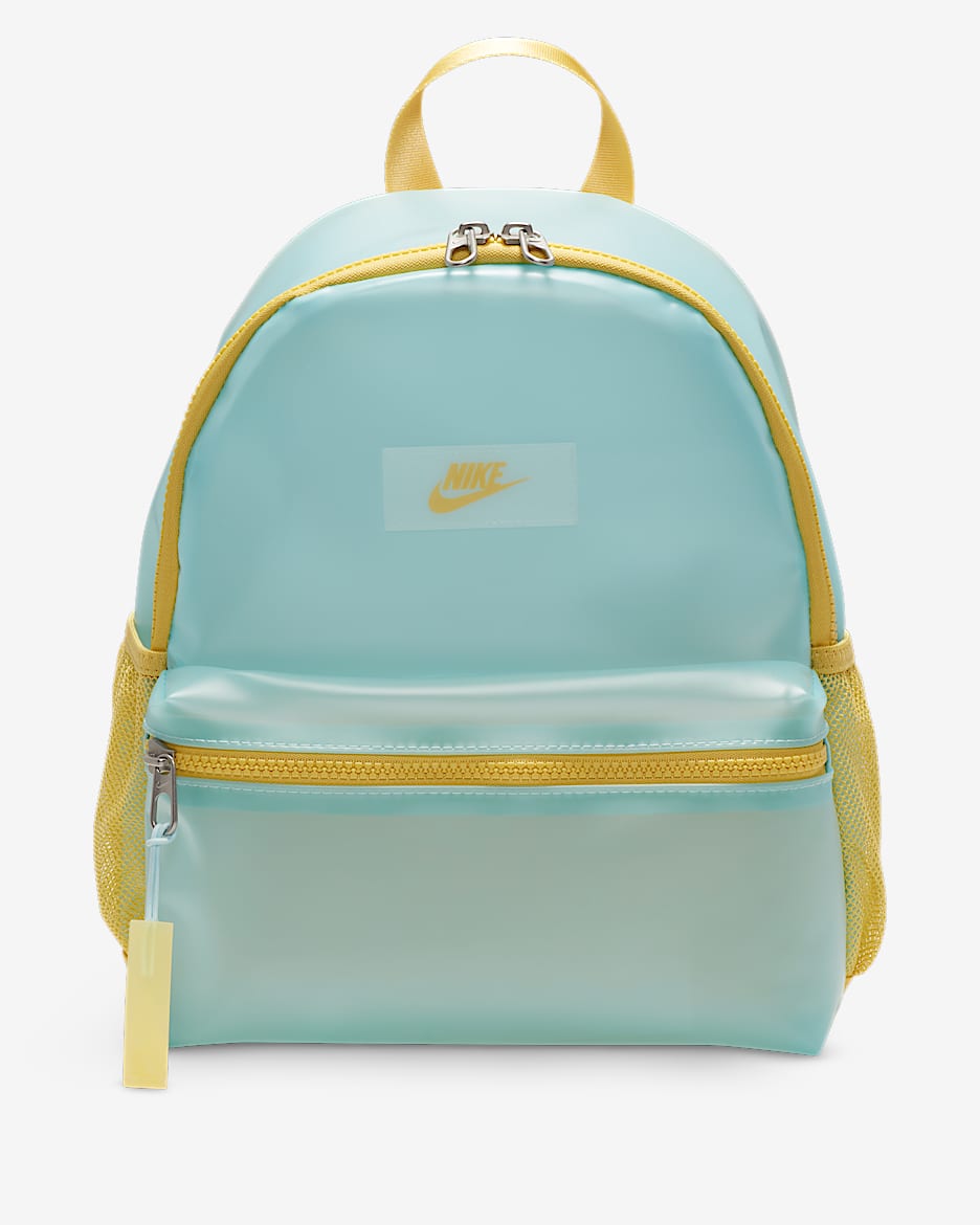 เป้สะพายหลังขนาดเล็ก Nike Brasilia JDI (11 ล.) - Glacier Blue/Saturn Gold/Saturn Gold