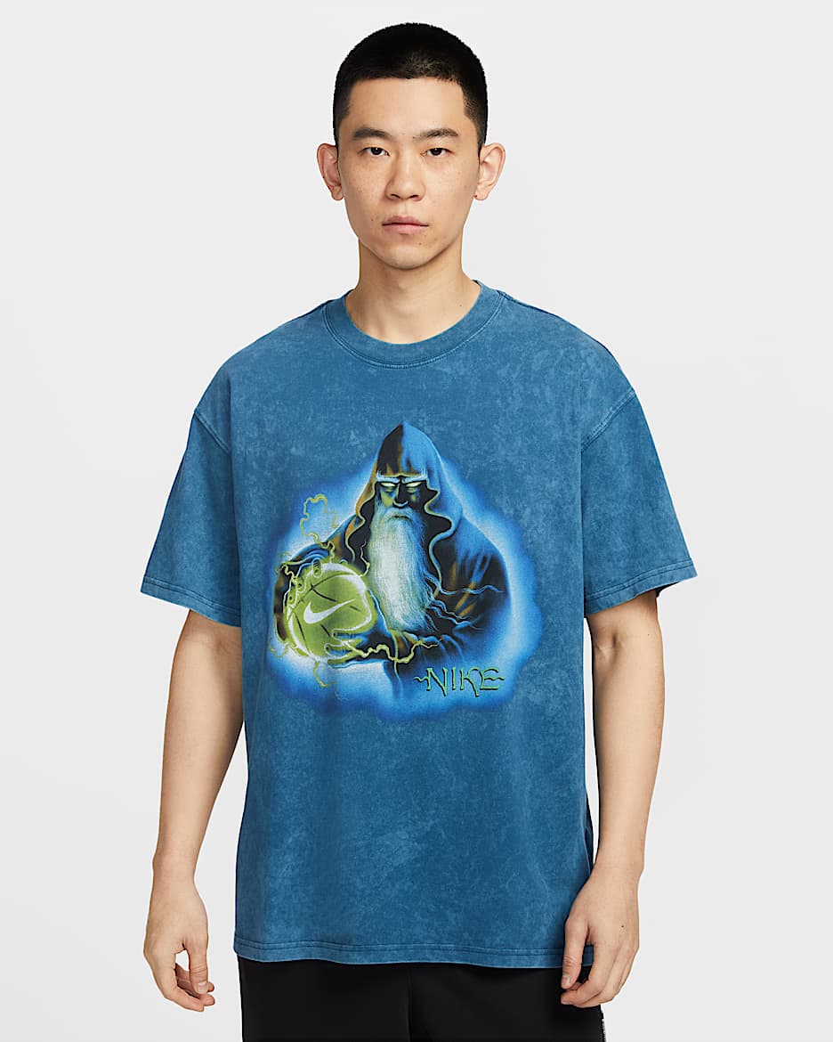 ナイキ メンズ バスケットボール Tシャツ - ブルーフォース