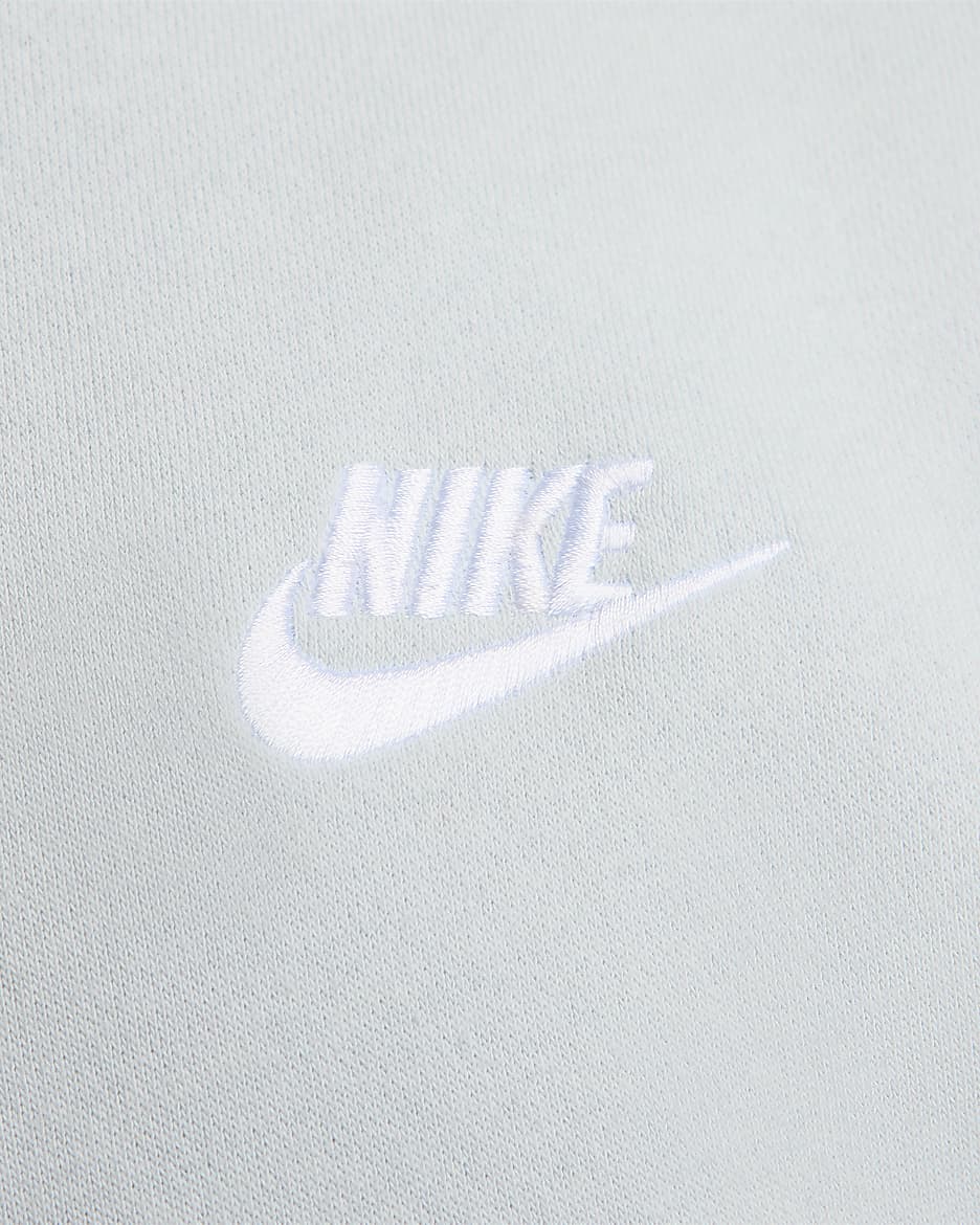 Sudadera con gorro sin cierre Nike Sportswear Club Fleece - Platino puro/Platino puro/Blanco