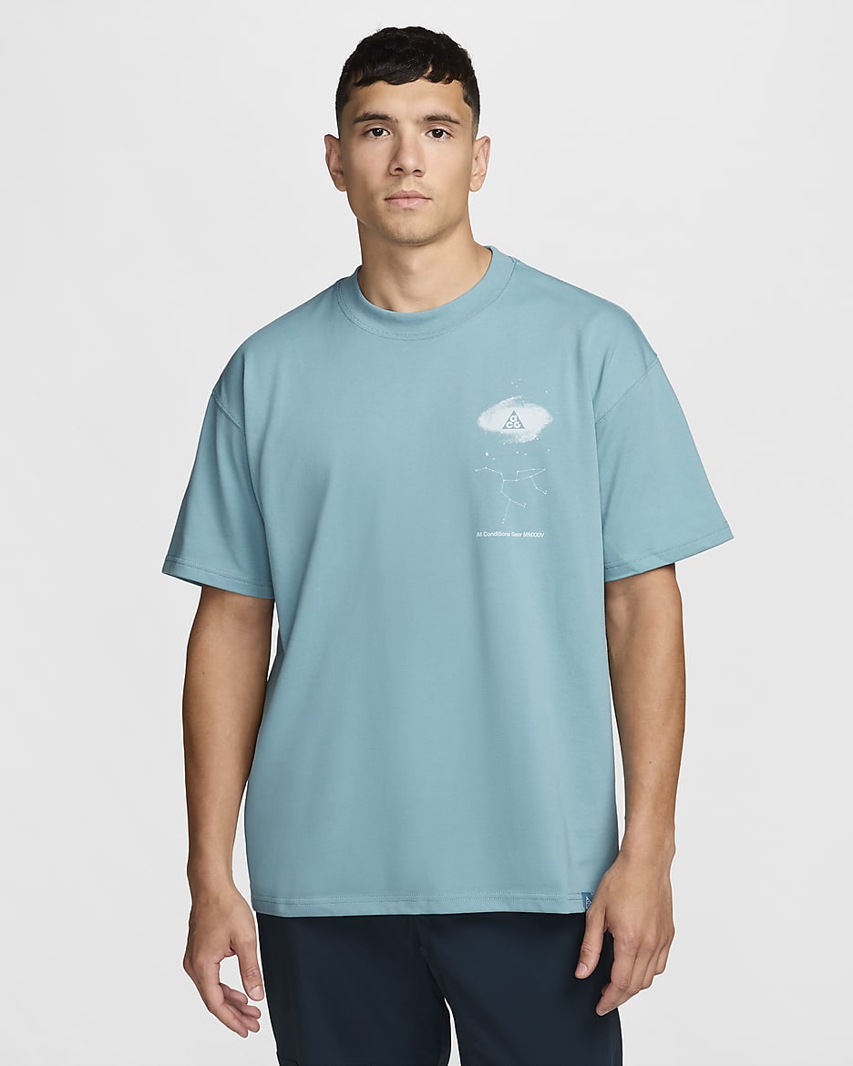 Playera Dri-FIT para hombre Nike ACG - Denim turquesa