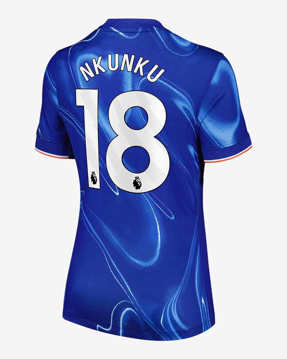 Christopher Nkunku Chelsea 2024/25 Stadium Home Women's Nike Dri-FIT Soccer Jersey - Blue