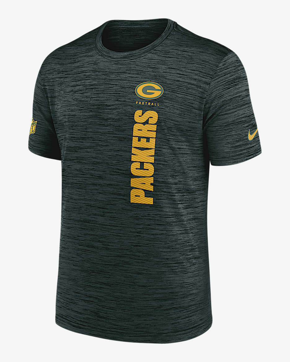 Green Bay Packers Sideline Velocity Nike Dri-FIT NFL-T-Shirt (Herren) - Fir