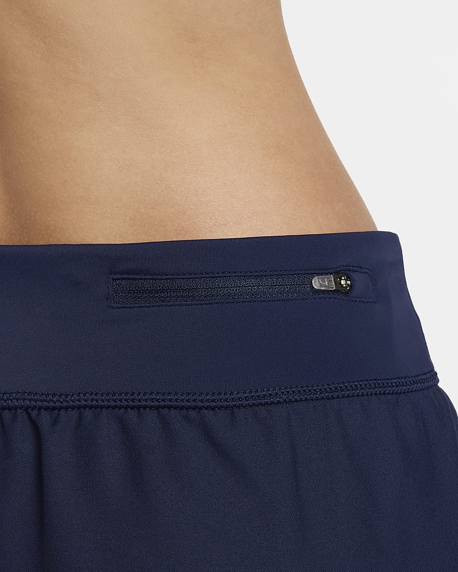 Shorts de playa para mujer Nike Essential - Azul marino medianoche