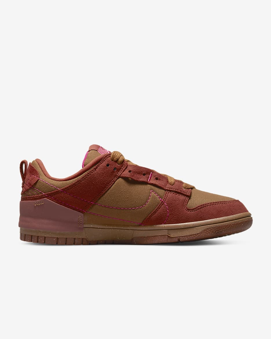 Nike Dunk Low Disrupt 2 Women's Shoes - Desert Bronze/Rugged Orange/Canyon Rust/Pink Prime