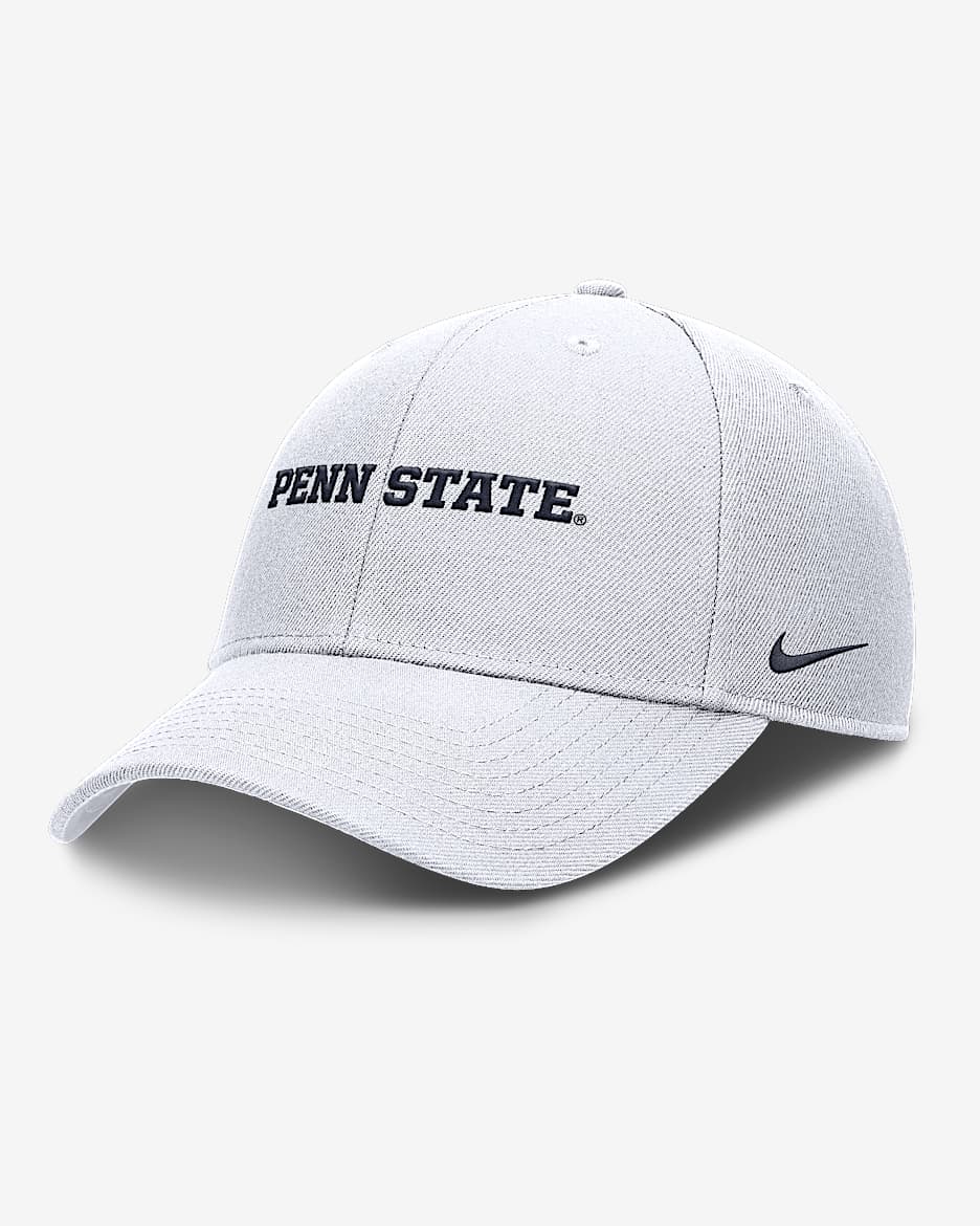Penn State On-Field Rise Gameday Men's Nike Dri-FIT College Trucker Adjustable Hat - White