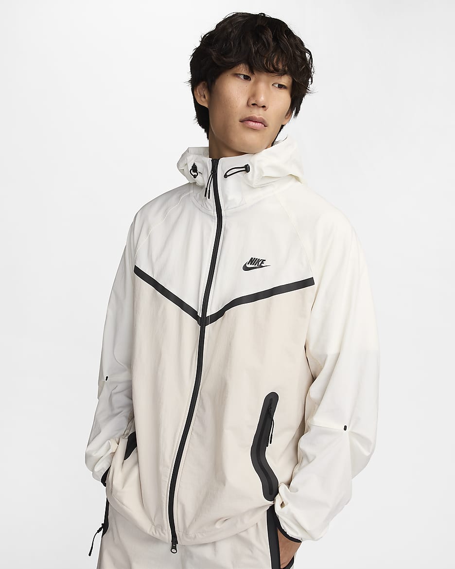 Nike Tech Men's Woven Jacket - Light Orewood Brown/Sail/Black