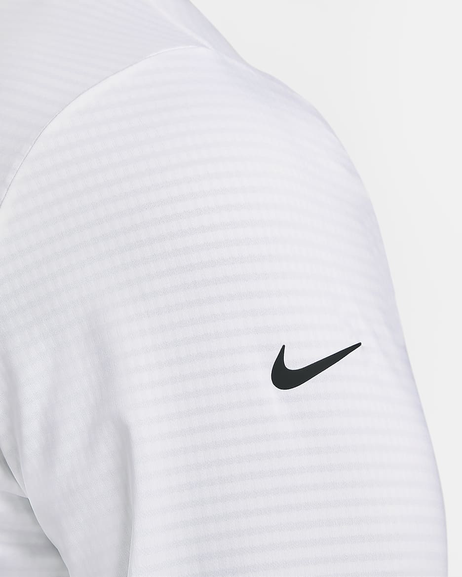 Haut de golf à demi-zip Dri-FIT Nike Victory pour homme - Blanc/Noir