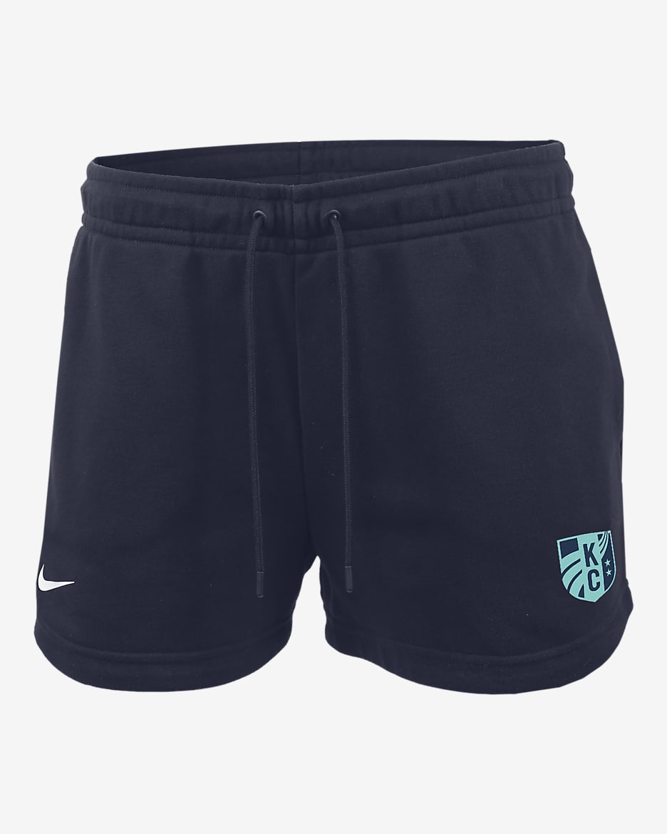 Kansas City Current Essential Women's Nike Soccer Shorts - Navy