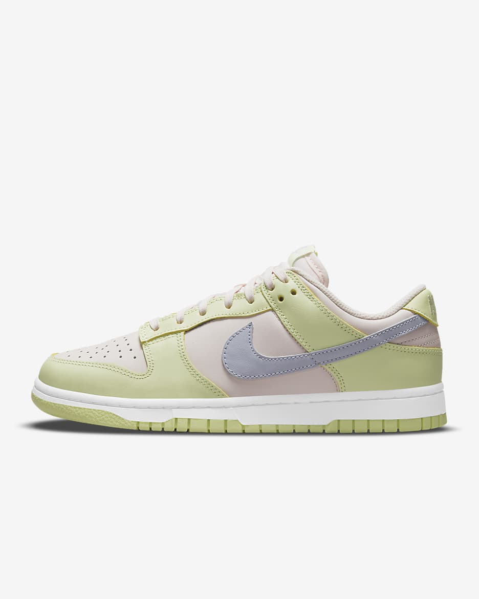 Tenis para mujer Nike Dunk Low - Rosa suave claro/Hielo lima/Blanco/Fantasma