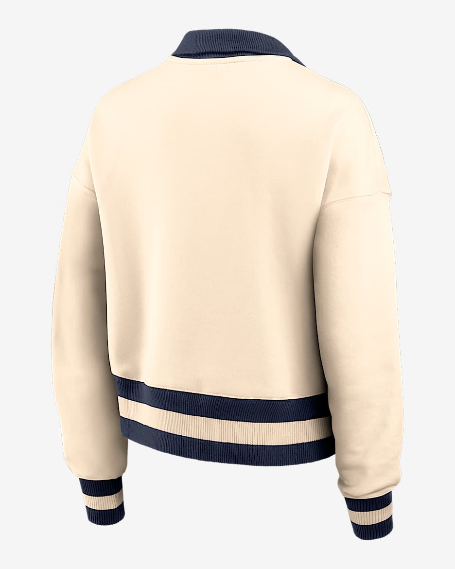 Auburn Legacy Women's Nike College Cropped 1/4-Zip Crew