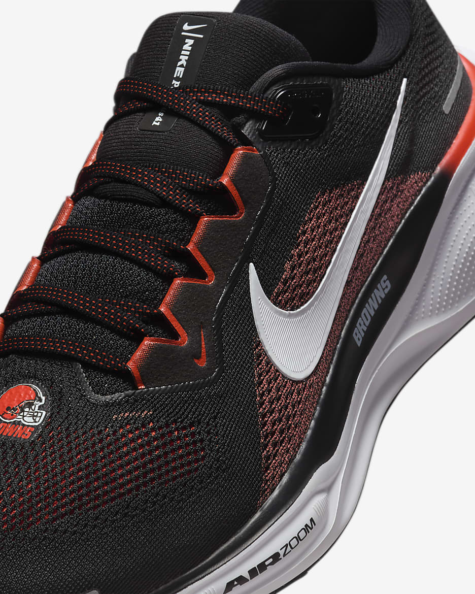 Tenis de correr en pavimento para hombre Nike Pegasus 41 NFL Cleveland Browns - Negro/Blanco/Naranja team/Blanco