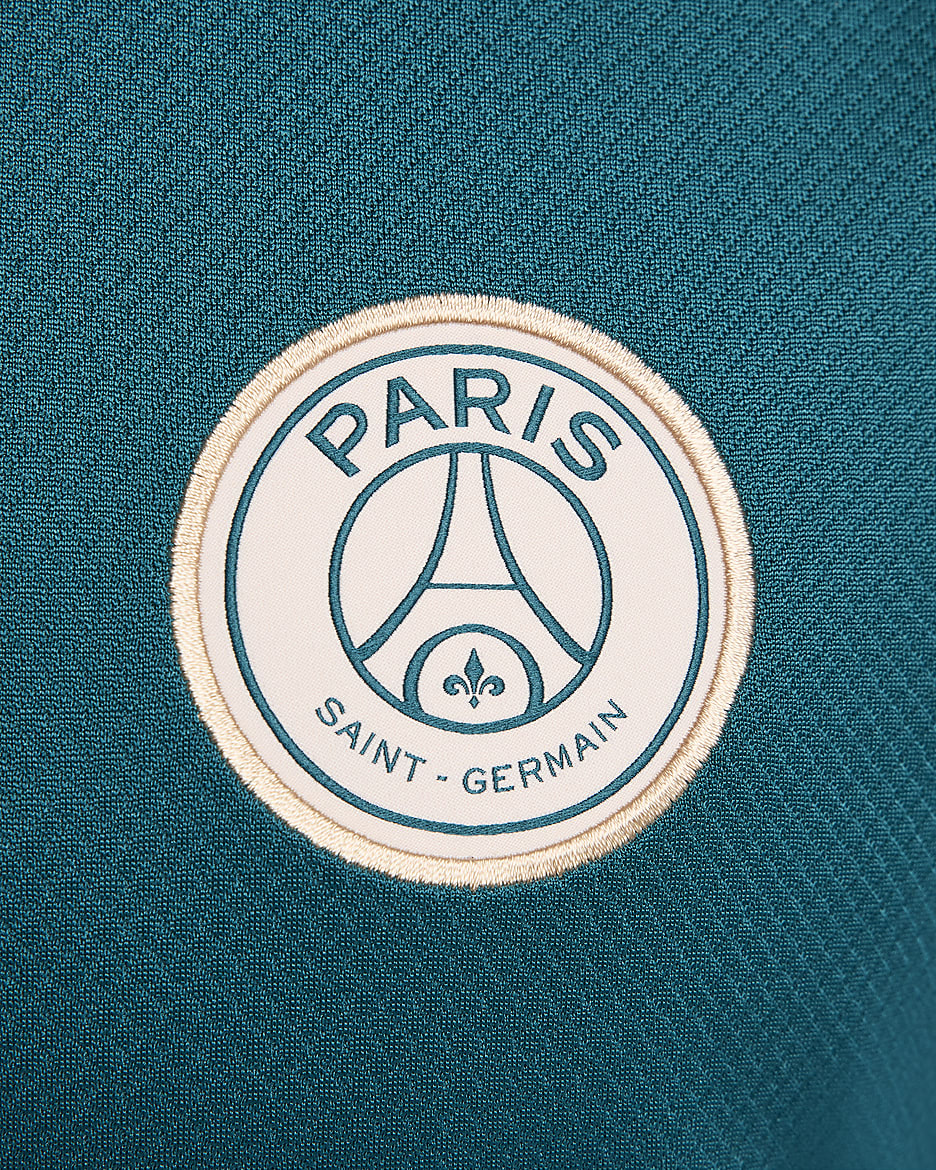 Maglia da calcio a manica corta Nike Dri-FIT Paris Saint-Germain Strike – Uomo - Geode Teal/Geode Teal/Bordeaux/Guava Ice