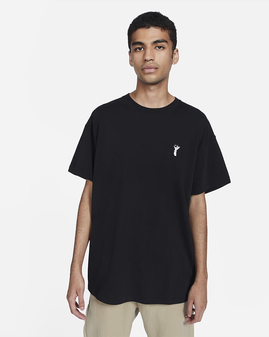 Nike Sportswear Men's T-Shirt - Black/Wolf Grey