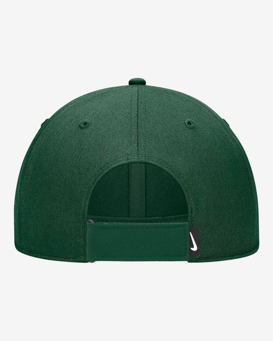 Nike Club Structured Dri-FIT Softball Futura Swoosh Cap - Gorge Green