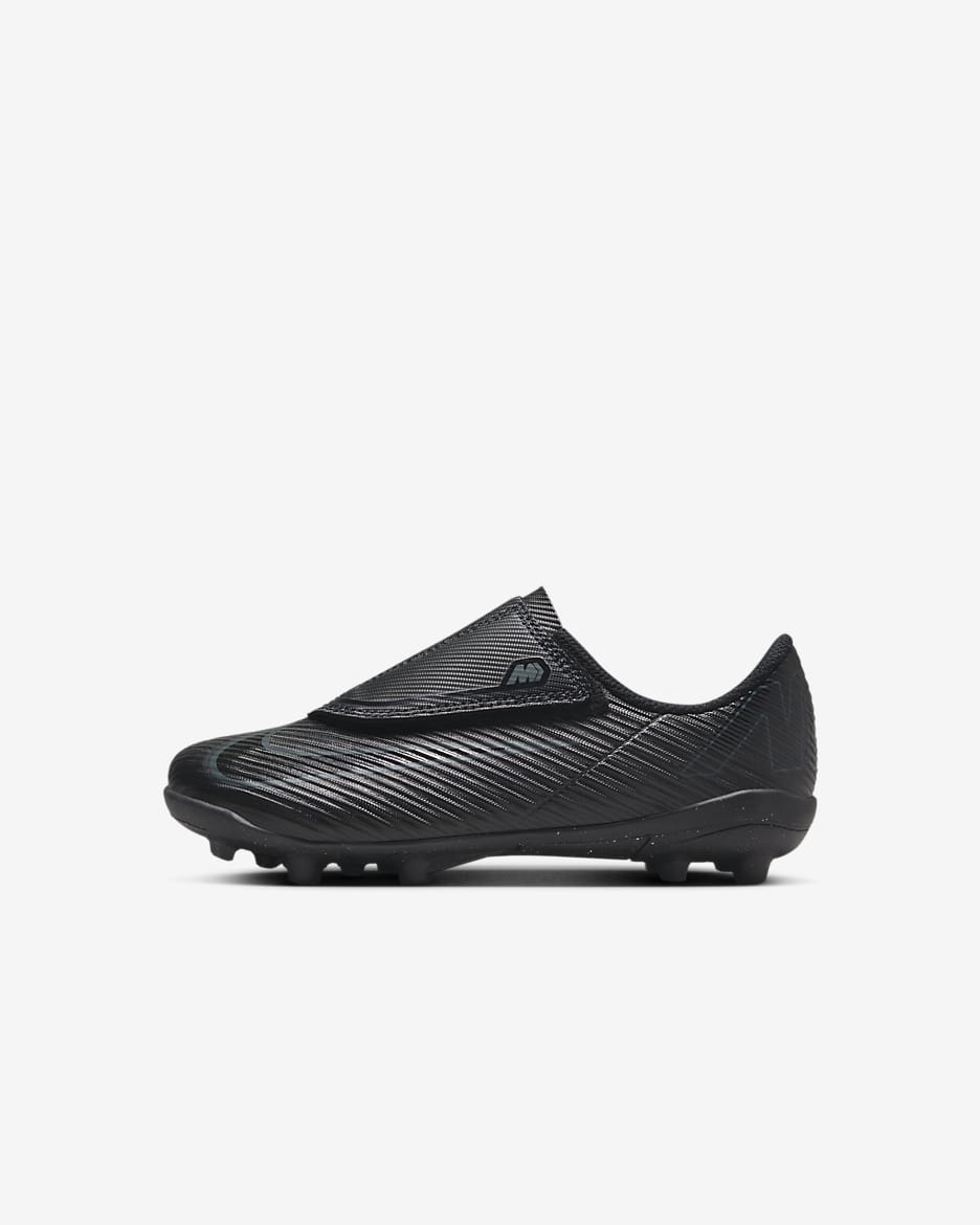 Nike Jr. Mercurial Vapor 16 Club MG Düşük Bilekli Küçük Çocuk Kramponu - Siyah/Deep Jungle/Siyah