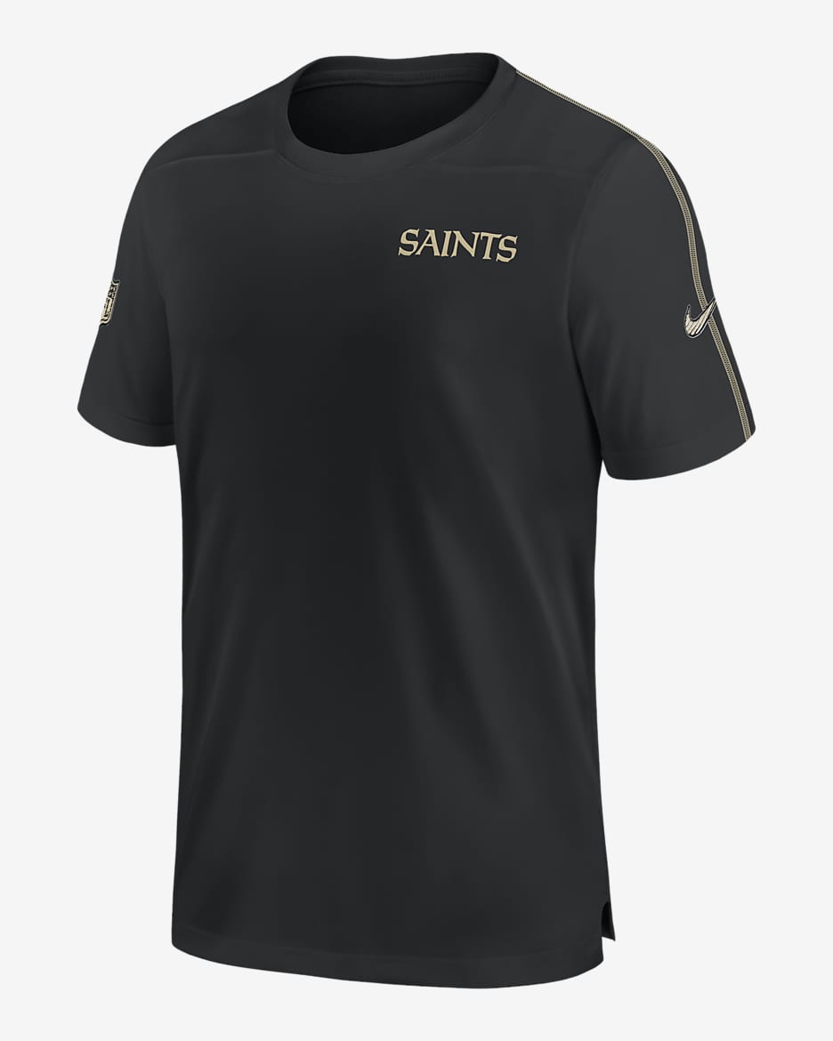 New Orleans Saints Sideline Coach Men's Nike Dri-FIT NFL Top - Black