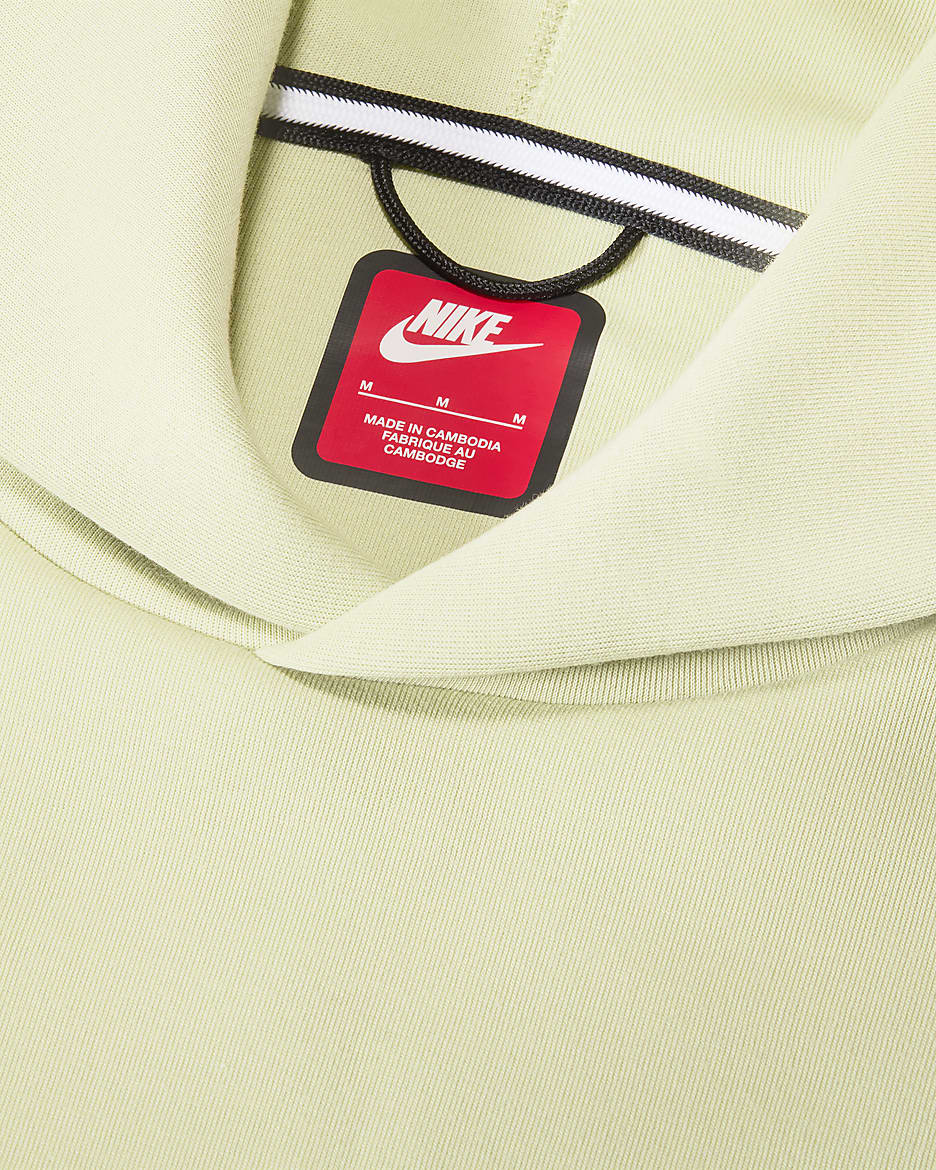 Nike Tech Reimagined Men's Fleece Hoodie - Olive Aura/Olive Aura