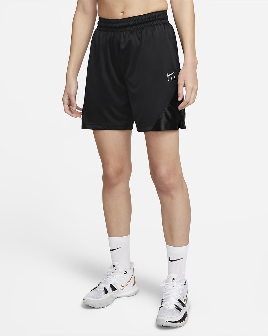 Nike Dri-FIT ISoFly Women's Basketball Shorts - Black/Black/White