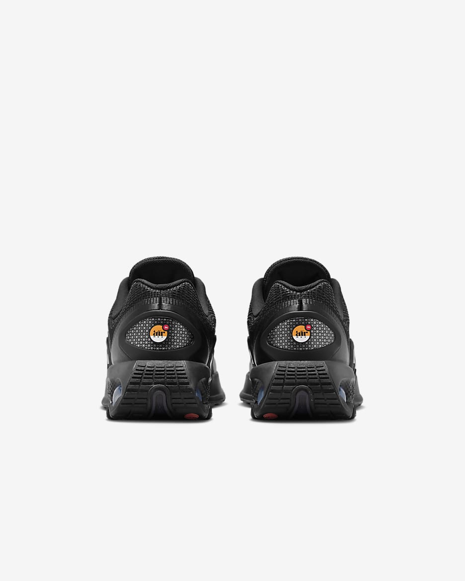Tenis para niños grandes Nike Air Max Dn - Negro/Negro/Gris oscuro metálico/Negro