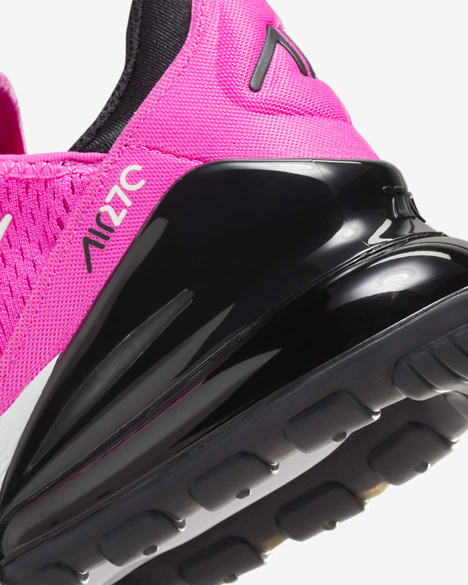 Nike Air Max 270 Big Kids' Shoes - Laser Fuchsia/Black/White/Summit White